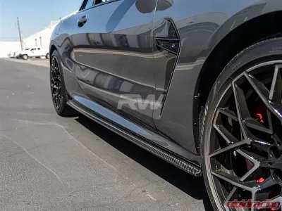 RW Carbon CF Side Skirt Extensions BMW G14 | G15 | F92 2019-2023 - bmwf9302