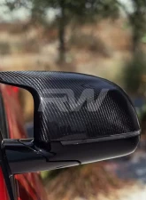 RW Carbon CF Mirror Cap Replacements BMW X3M | X4M | X5M 2019-2022                                     - bmwf9501 - Image 6