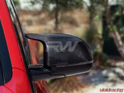 RW Carbon CF Mirror Cap Replacements BMW X3M | X4M | X5M 2019-2022 - bmwf9501