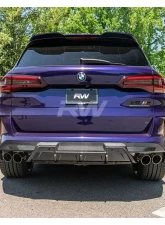 RW Carbon RWS Carbon Fiber Diffuser BMW F95 X5M 2020-2023                                     - bmwf95010 - Image 3