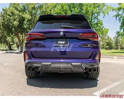 RW Carbon RWS Carbon Fiber Diffuser BMW F95 X5M 2020-2023 - bmwf95010