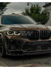 RW Carbon Man Style Carbon Fiber Side Skirt Extensions BMW F95 X5M 2020-2023                                     - bmwf95013 - Image 3