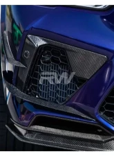 RW Carbon Carbon Fiber Canards BMW F95 X5M 2020-2023                                     - bmwf95018 - Image 9