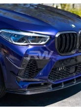 RW Carbon Carbon Fiber Canards BMW F95 X5M 2020-2023                                     - bmwf95018 - Image 3