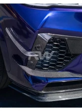 RW Carbon Carbon Fiber Canards BMW F95 X5M 2020-2023                                     - bmwf95018 - Image 4