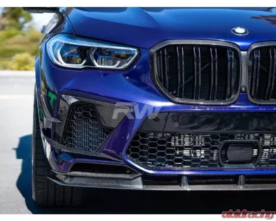 RW Carbon Carbon Fiber Canards BMW F95 X5M 2020-2023 - bmwf95018