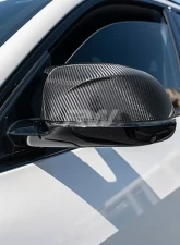 RW Carbon CF Mirror Cap Replacements BMW X3M | X4M | X5M 2019-2022                                     - bmwf9501 - Image 4