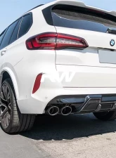 RW Carbon DTM Style Carbon Fiber Diffuser BMW X5M F95 | X6M F96 2020+                                     - bmwf9505 - Image 4