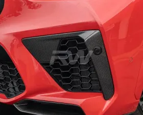 RW Carbon Fiber Front Bumper Trim BMW F95 X5M 2020-2022