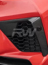 RW Carbon Fiber Front Bumper Trim BMW F95 X5M 2020-2022                                     - bmwf9506 - Image 6
