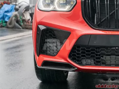 RW Carbon Fiber Front Bumper Trim BMW F95 X5M 2020-2022 - bmwf9506
