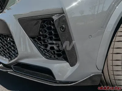 RW Carbon Fiber Front Bumper Trim BMW F95 X5M 2020-2022 - bmwf9506
