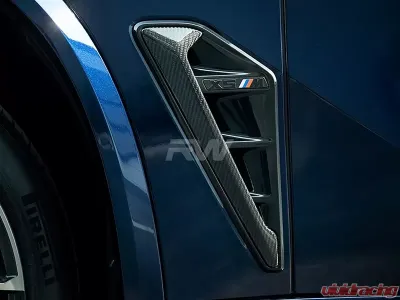 RW Carbon Fiber Side Vent Covers BMW F95 X5M 2020+ - bmwf9509