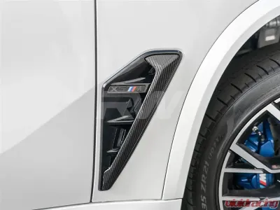 RW Carbon Fiber Side Vent Covers BMW F95 X5M 2020+ - bmwf9509
