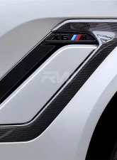 RW Carbon Fiber Side Vent Covers BMW F96 X6M 2020+                                     - bmwf9601 - Image 6