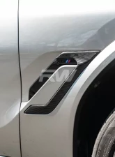 RW Carbon Fiber Side Vent Covers BMW F96 X6M 2020+                                     - bmwf9601 - Image 4