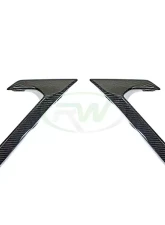 RW Carbon Fiber Side Vent Covers BMW F96 X6M 2020+                                     - bmwf9601 - Image 5