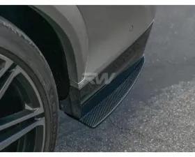 RW Carbon Carbon Fiber Rear Splitters BMW F95 X5M | F96 X6M 2019-2023