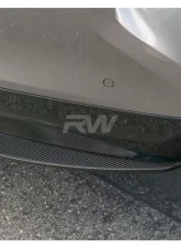RW Carbon Carbon Fiber Rear Splitters BMW F95 X5M | F96 X6M 2019-2023                                     - bmwf9604 - Image 2