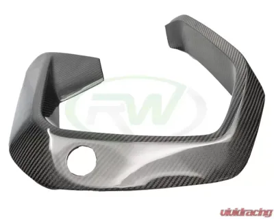 RW Carbon Carbon Fiber Upper Bumper Splitters BMW F96 X6M 2020-2023 - bmwf9605