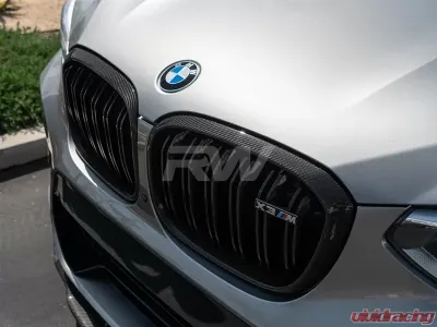 RW Carbon Fiber Grille Surrounds BMW F97 X3M | BMW F98 X4M 2019-2021 - bmwf97001