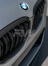 RW Carbon Fiber Grille Surrounds BMW F97 X3M | BMW F98 X4M 2019-2021                                     - bmwf97001 - Image 3