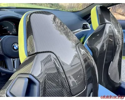 RW Carbon Carbon Fiber Full Seat Backs BMW F97 X3M 2021-2023 - bmwf97011