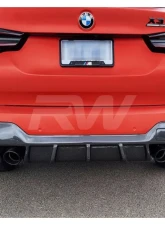 RW Carbon Full Carbon Fiber DTM Diffuser BMW F97 X3M 2022-2023                                     - bmwf97015 - Image 2