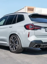 RW Carbon Fiber Diffuser BMW F97 X3M 2019-2022                                     - bmwf9705 - Image 2