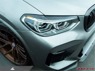 RW Carbon Fiber Eyelids w/ 3M Tape BMW F97 X3M | F98 X4M 2019-2022 - bmwf9706-1