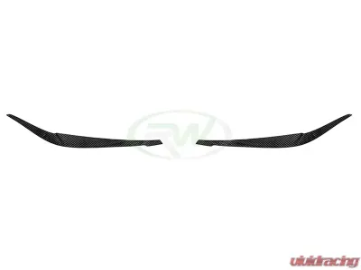 RW Carbon Fiber Eyelids w/ 3M Tape BMW F97 X3M | F98 X4M 2019-2022 - bmwf9706-1