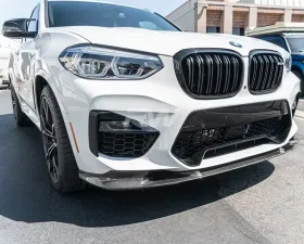 RW Carbon 3D Style Carbon Fiber Front Lip BMW F98 X4M 2019-2021