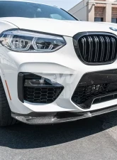 RW Carbon 3D Style Carbon Fiber Front Lip BMW F98 X4M 2019-2021                                     - bmwf9802 - Image 6
