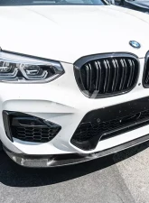 RW Carbon 3D Style Carbon Fiber Front Lip BMW F98 X4M 2019-2021                                     - bmwf9802 - Image 3