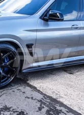 RW Carbon 3D Style CF Side Skirt Extensions BMW X3M | X4M 2019-2022                                     - bmwf9803 - Image 5