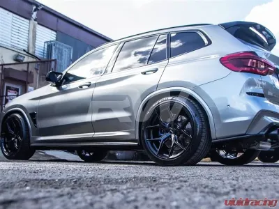 RW Carbon 3D Style CF Side Skirt Extensions BMW X3M | X4M 2019-2022 - bmwf9803