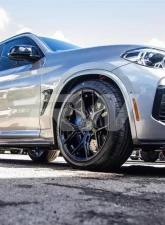 RW Carbon 3D Style CF Side Skirt Extensions BMW X3M | X4M 2019-2022                                     - bmwf9803 - Image 3