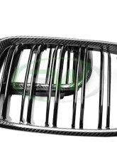 RW Carbon Dual Slat Carbon Fiber Grilles BMW F97 X3M | F98 X4M | G01 X3 | G02 X4 2022-2023                                     - bmwg01013 - Image 2