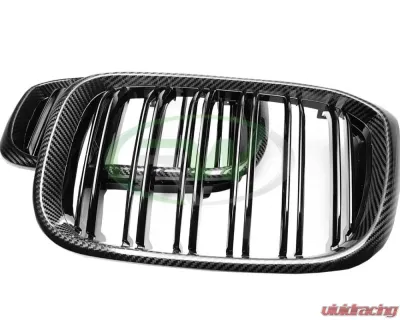 RW Carbon Dual Slat Carbon Fiber Grilles BMW F97 X3M | F98 X4M | G01 X3 | G02 X4 2022-2023 - bmwg01013