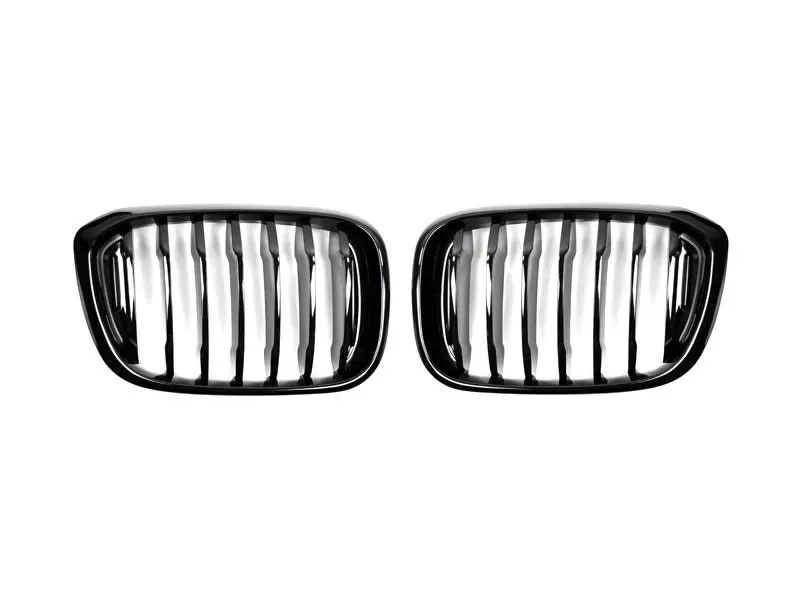 RW Carbon Gloss Black Grilles BMW G01 X3 | G02 X4 2018-2021 - bmwg0102