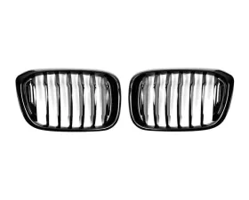 RW Carbon Gloss Black Grilles BMW G01 X3 | G02 X4 2018-2021