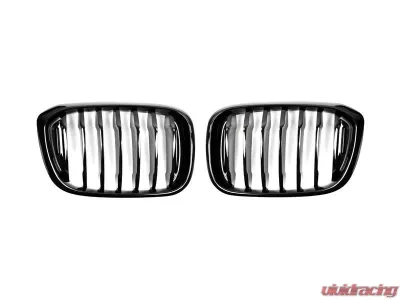 RW Carbon Gloss Black Grilles BMW G01 X3 | G02 X4 2018-2021 - bmwg0102