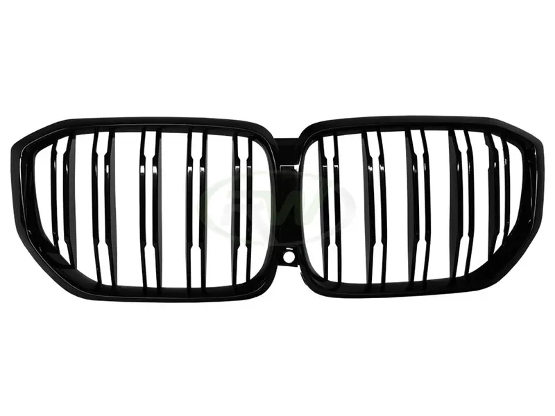 RW Carbon Gloss Black Double Slat Grilles BMW G05 X5 2019-2022 - bmwg05001