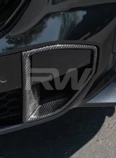 RW Carbon Fiber Front Brake Duct Trim BMW G05 X5 2019-2022                                     - bmwg05002 - Image 5