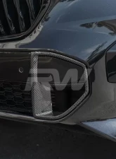 RW Carbon Fiber Front Brake Duct Trim BMW G05 X5 2019-2022                                     - bmwg05002 - Image 2