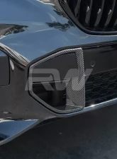 RW Carbon Fiber Front Brake Duct Trim BMW G05 X5 2019-2022                                     - bmwg05002 - Image 3