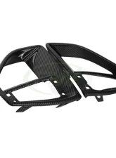 RW Carbon Fiber Front Brake Duct Trim BMW G05 X5 2019-2022                                     - bmwg05002 - Image 4