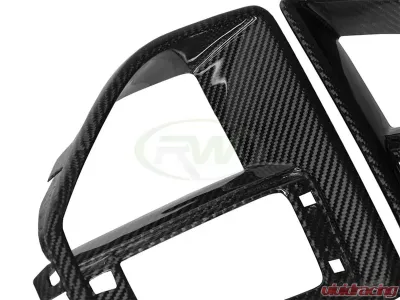RW Carbon Fiber Front Brake Duct Trim BMW G05 X5 2019-2022 - bmwg05002