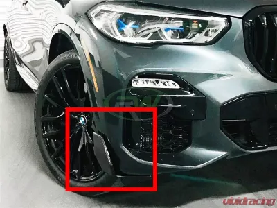 RW Carbon Fiber Front Winglets BMW G05 X5 2019-2022 - bmwg05003