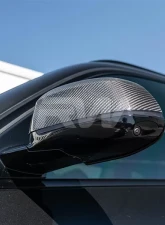 RW Carbon BMW G01 G02 G05 G06 G07 Carbon Fiber Mirror Caps 2018-2022                                     - bmwg05005 - Image 2